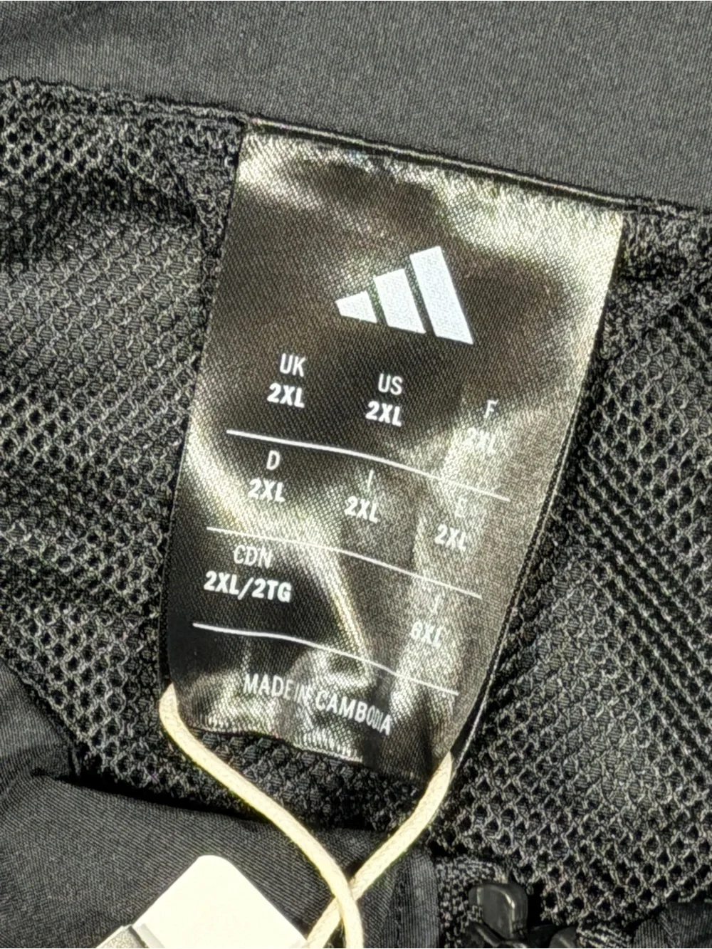 Adidas Men's 2XL Stadium Tracktop JN1829 Multi Sports Black/Off White Jacket NEW